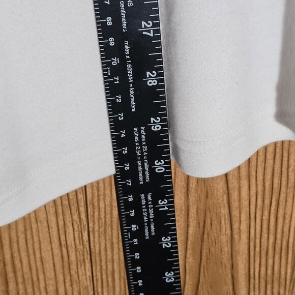 Quacker Factory split neck beaded tunic top 3X - Picture 7 of 7